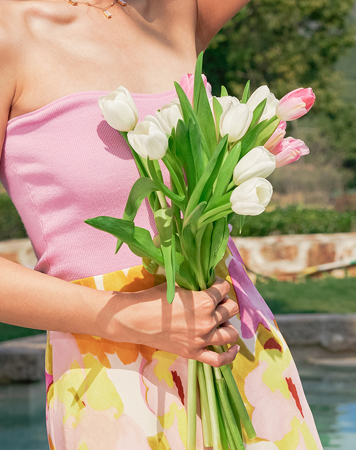 Mulberry Silk & Flowers